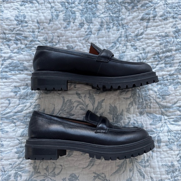 Madewell Black Leather Loafers - Picture 4 of 8
